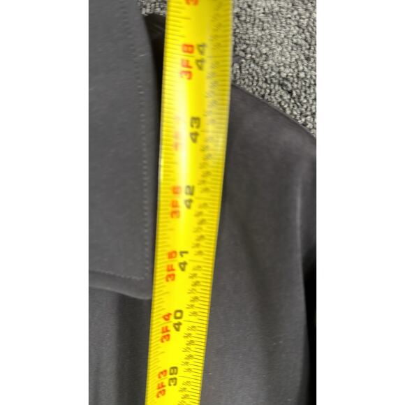 Twinhill Coat Mens 42S Black Hooded Fly Front Thinsulate Lined Overcoat Jacket - Picture 13 of 14